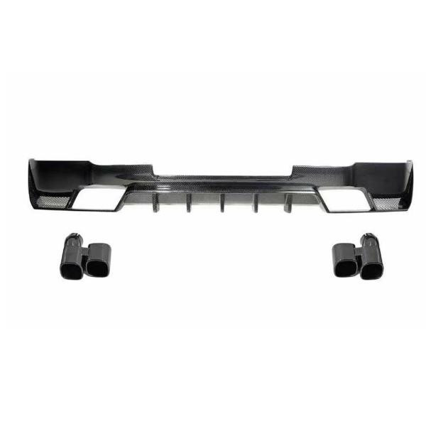 Купить Диффузор заднего бампера (Карбон) для Land Rover Defender 2019- рр