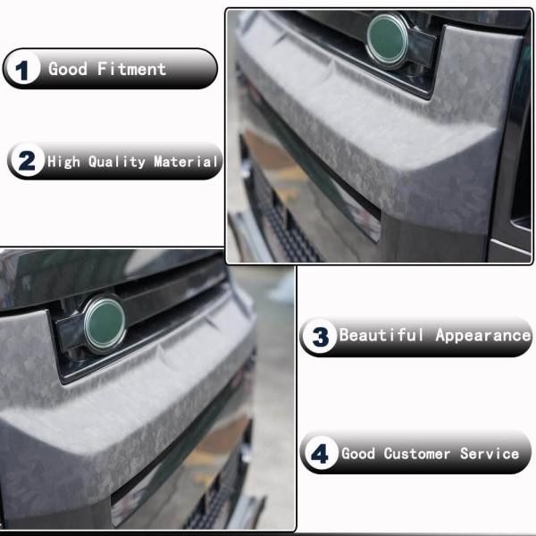 Купити Накладка на решітку радіатора (Карбон) для Land Rover Defender 2019- рр