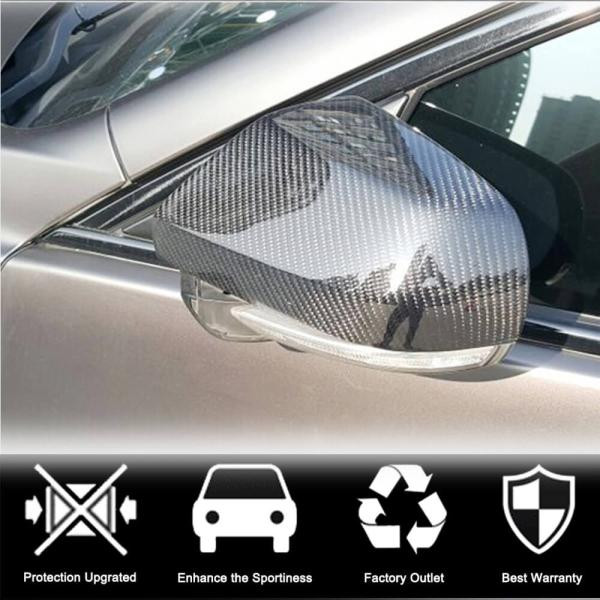 Купити Кришки дзеркал (Карбон) для Cadillac ATS