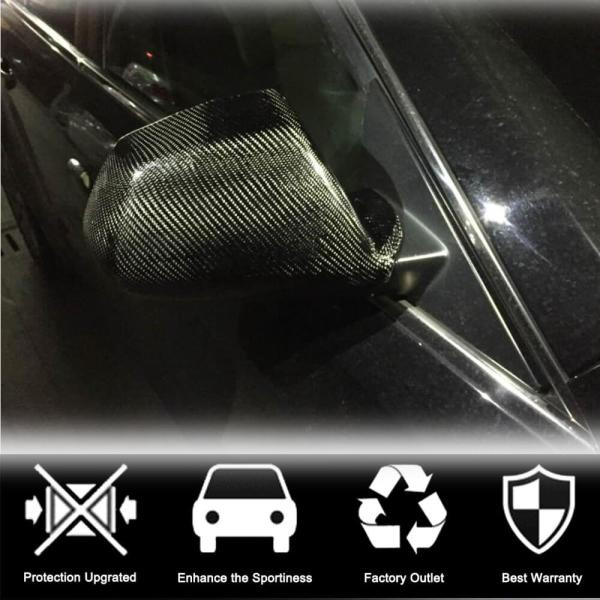 Купить Накладки на зеркала (Карбон) для Cadillac CTS 2007-2014 гг