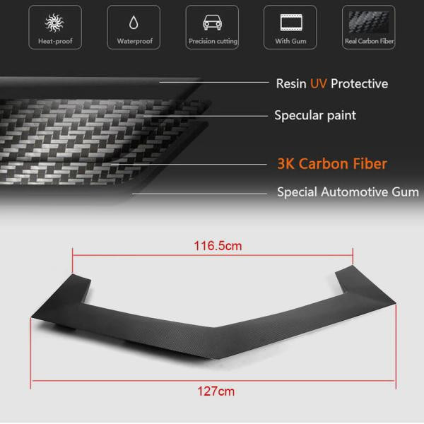 Купити Спойлер (для CTS Non-V, Карбон) для Cadillac CTS 2007-2014 рр