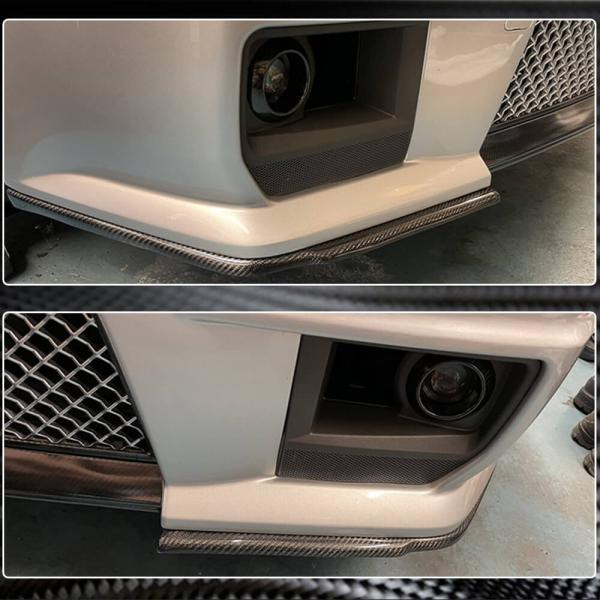 Купить Накладки на передний бампер Flap (для CTS V Coupe, Карбон) для Cadillac CTS 2007-2014 гг