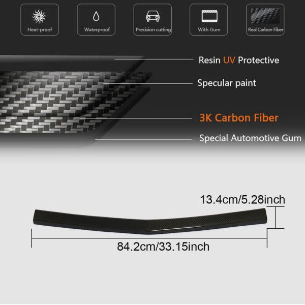 Купить Накладка на передний бампер Lip V2 (для CTS V Coupe, Карбон) для Cadillac CTS 2007-2014 гг