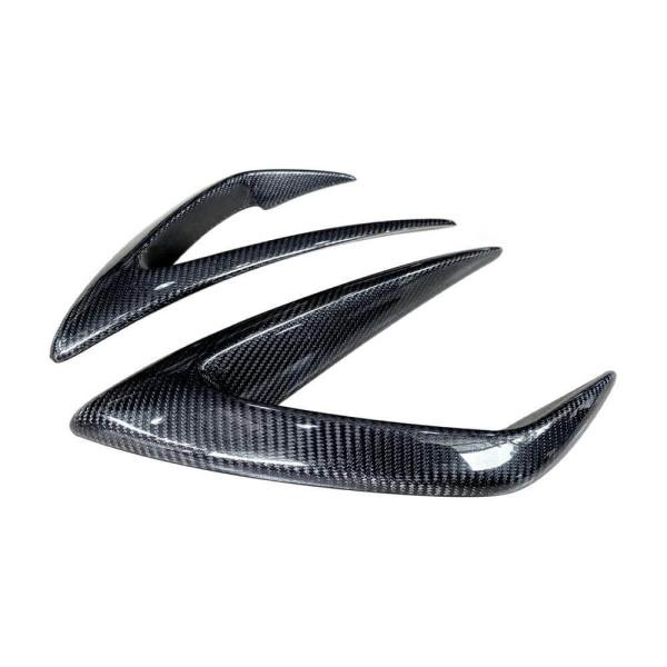 Купить Накладки на передний бампер (2022-2025, Карбон) для Mazda MX-5