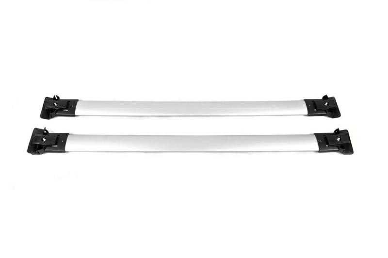 Купити Перемички на звичайні рейлінги без ключа Can V1 (2 шт) до 105 см, Чорні для Volkswagen Tiguan 2016-2023 рр