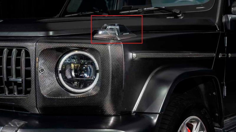Купить Обводка поворотников (Карбон) для Mercedes G сlass W465 2025- гг