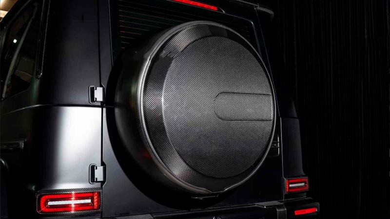 Купить Накладка на запасное колесо (Карбон) для Mercedes G сlass W465 2025- гг
