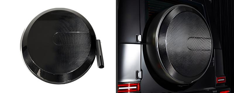Купить Накладка на запасное колесо (Карбон) для Mercedes G сlass W465 2025- гг