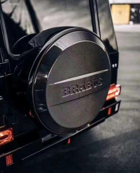 Купити Накладка на запасне колесо BRB-Style (Карбон) для Mercedes G сlass W463 2018-2024 рр