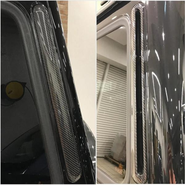 Купить Накладки на задние стойки (Карбон) для Mercedes G сlass W463 1990-2018 гг