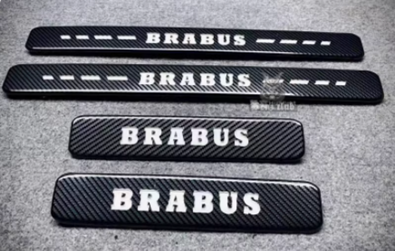 Купити Накладки на пороги BRB-Style (Карбон) для Mercedes G сlass W463 2018-2024 рр