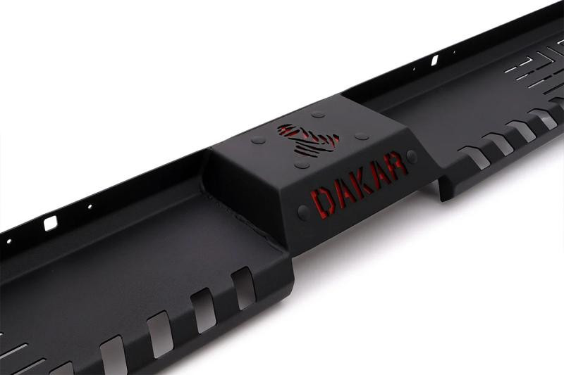 Купити Бокові пороги Dakar V2 без LED (2 шт, метал) для Volkswagen Amarok 2022- рр