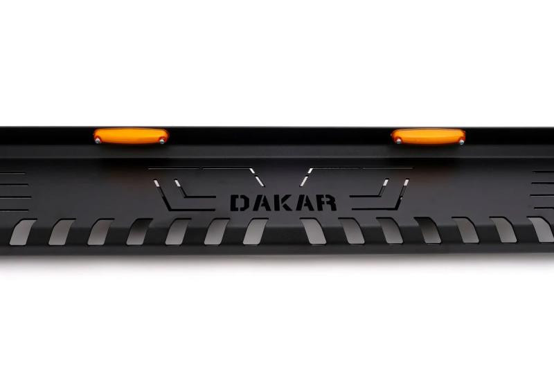 Купити Бокові пороги Dakar V1 з LED (2 шт, метал) для Volkswagen Amarok 2022- рр