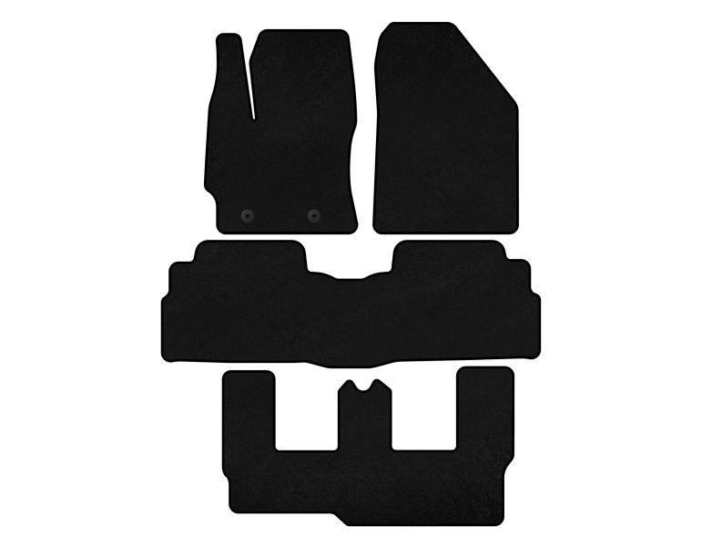 Купить Коврики текстильные Classic (3 ряда, 7-местный, Черный) для Toyota Verso 2009- гг