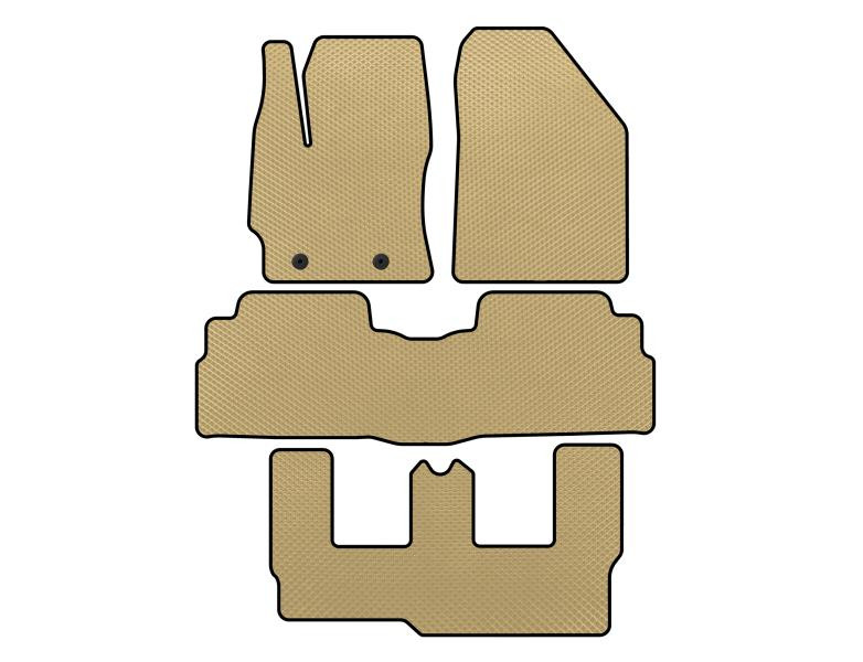 Купити Килимки EVA (3 ряди, 7-ми місний, Бежевий) для Toyota Verso 2009- рр