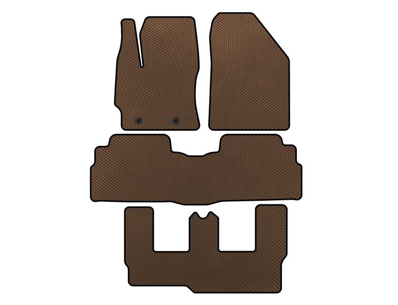 Купити Килимки EVA (3 ряди, 7-ми місний, Коричневий) для Toyota Verso 2009- рр