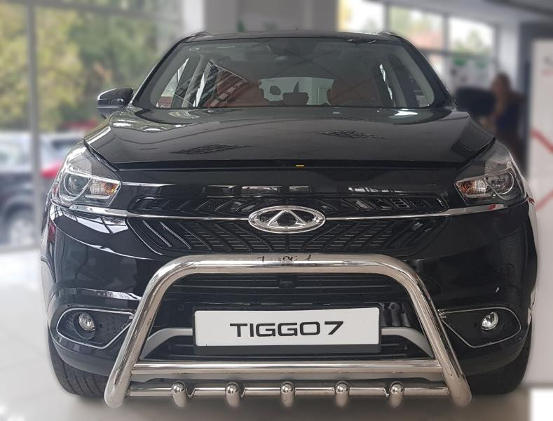 Купити Кенгурятник WT003 (нерж) для Chery Tiggo 7 2016-2019 рр