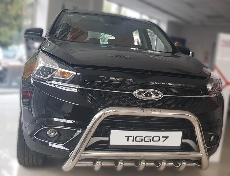 Купити Кенгурятник WT003 (нерж) для Chery Tiggo 7 2016-2019 рр