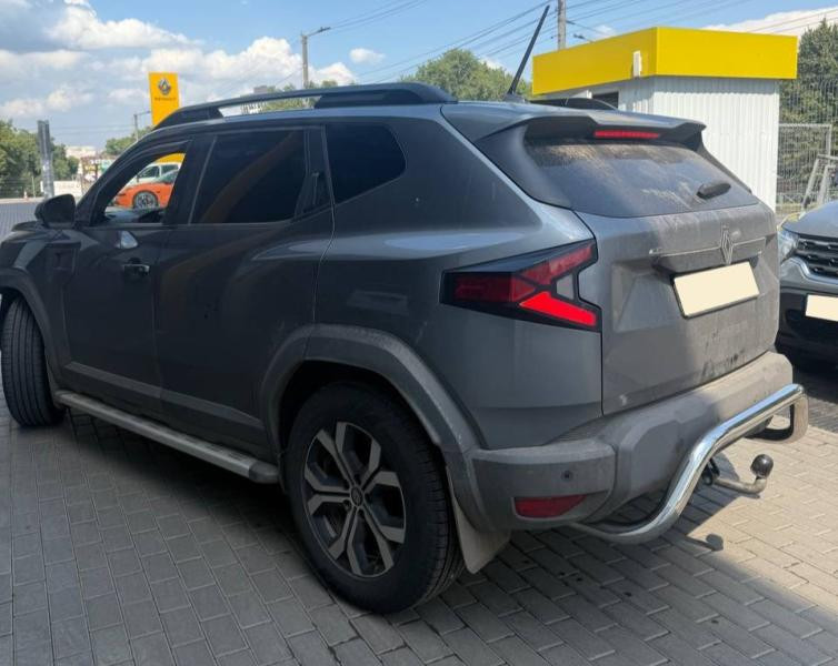 Купити Задній захист AK007 (нерж.) для Dacia Duster 2024- рр