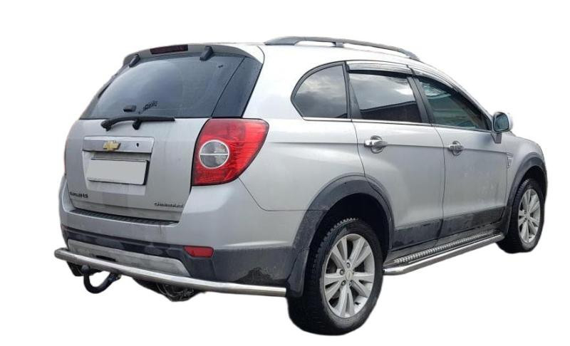 Купить Задняя защита AK005 (нерж) для Chevrolet Captiva 2006-2019 гг