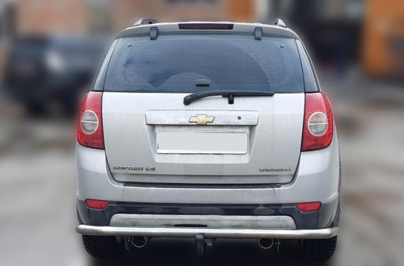 Купить Задняя защита AK005 (нерж) для Chevrolet Captiva 2006-2019 гг