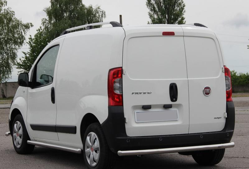 Купити Задній захист (нерж) для Fiat Fiorino/Qubo