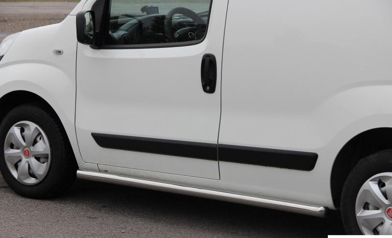 Купити Бічні труби Ø60 (2 шт., Нерж.) для Fiat Fiorino/Qubo