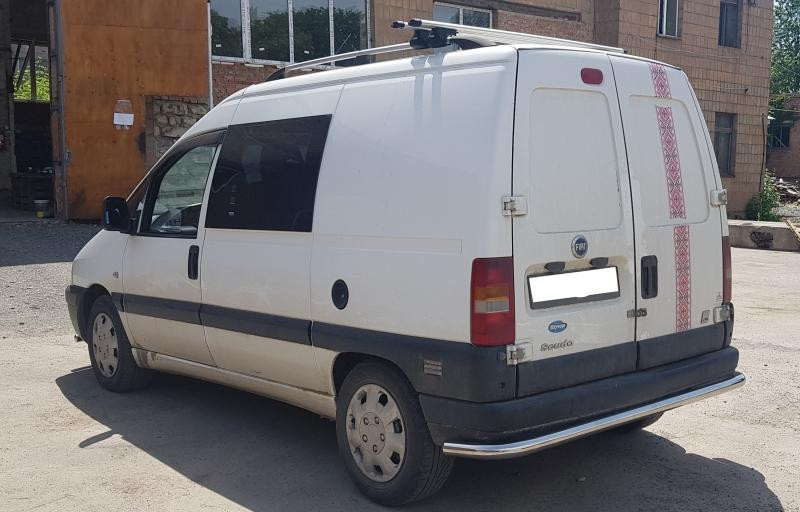 Купить Задняя защита AK005 (нерж) для Fiat Scudo 1996–2007 гг
