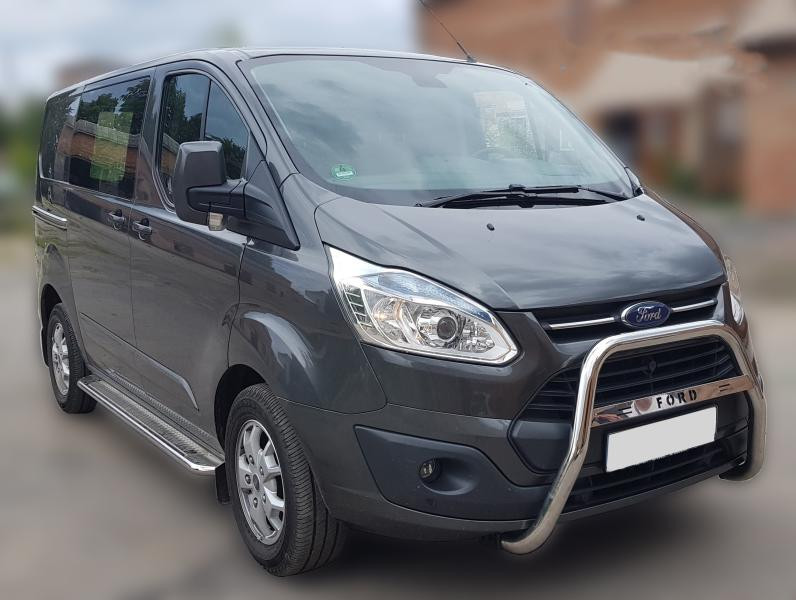 Купити Кенгурятник WT006 F1-55 (нерж) для Ford Custom 2013-2022 рр