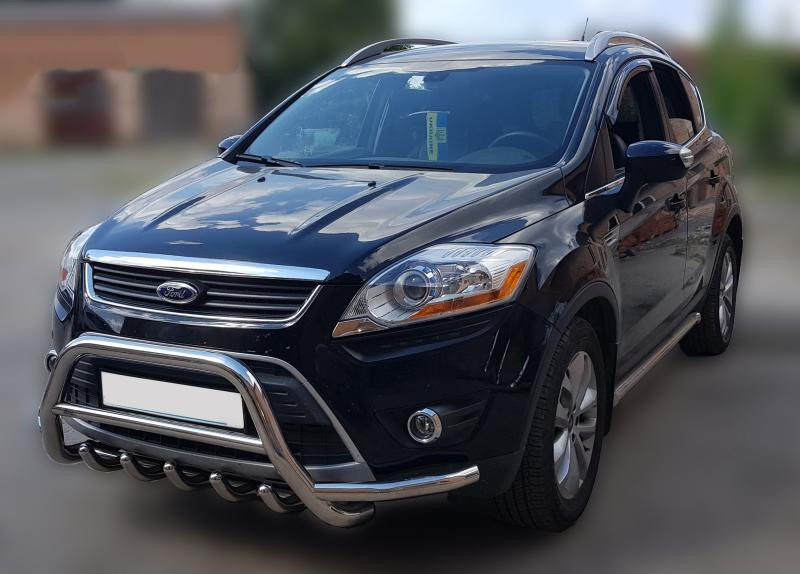 Купити Кенгурятник з вусами WT003 (нерж.) для Ford Kuga 2008-2013 рр