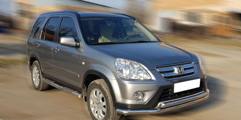 Купити Передній захист ST014 (нерж.) d60/42 для Honda CRV 2001-2006 рр