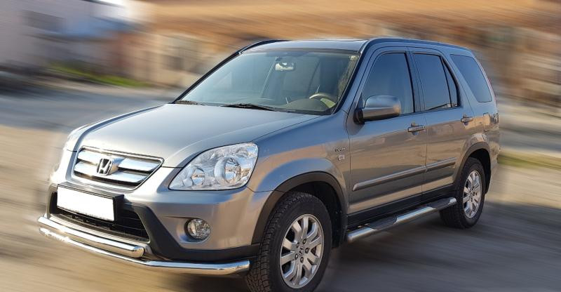 Купити Передній захист ST014 (нерж.) d60/60 для Honda CRV 2001-2006 рр