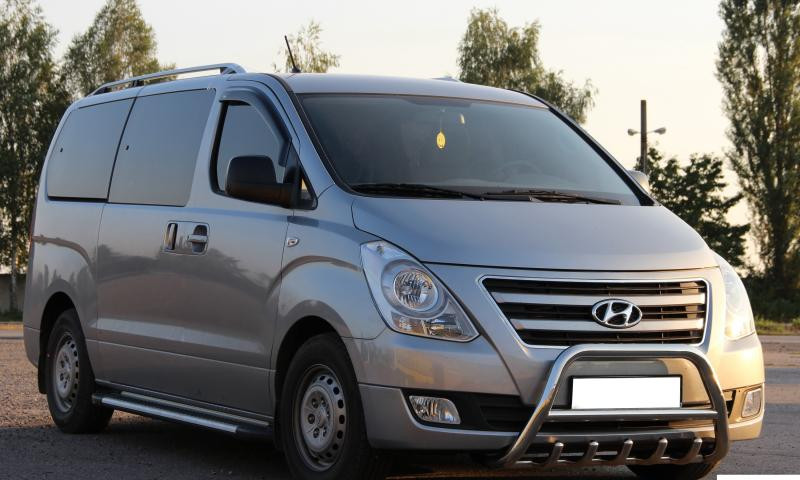 Купити Кенгурятник WT003 (нерж) для Hyundai H300, H1, Starex 2008-2020 рр