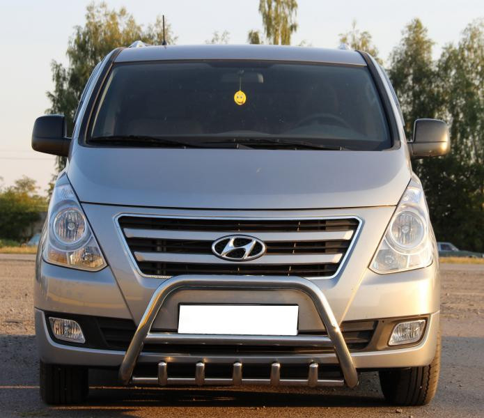 Купити Кенгурятник WT003 (нерж) для Hyundai H300, H1, Starex 2008-2020 рр