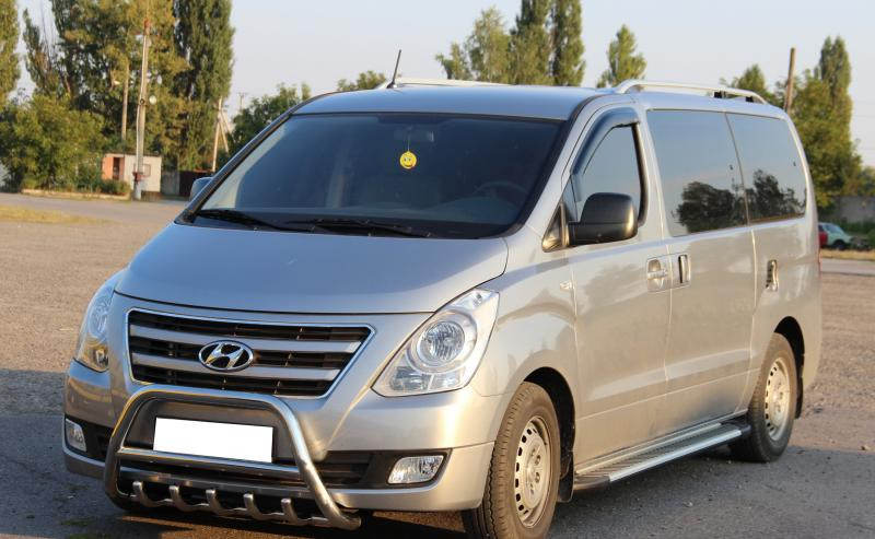 Купити Кенгурятник WT003 (нерж) для Hyundai H300, H1, Starex 2008-2020 рр