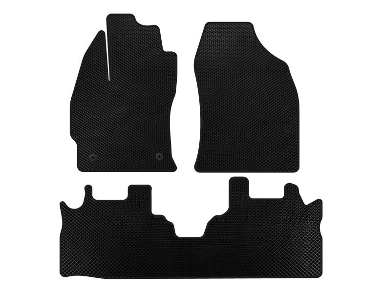 Купить Коврики EVA (2 ряда, Черный) для Toyota Prius Plus