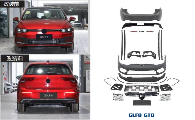 Купить Комплект обвесов GTD для Volkswagen Golf 8