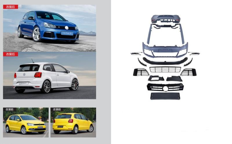 Купити Комплект обвісів R для Volkswagen Polo 2010-2017 рр