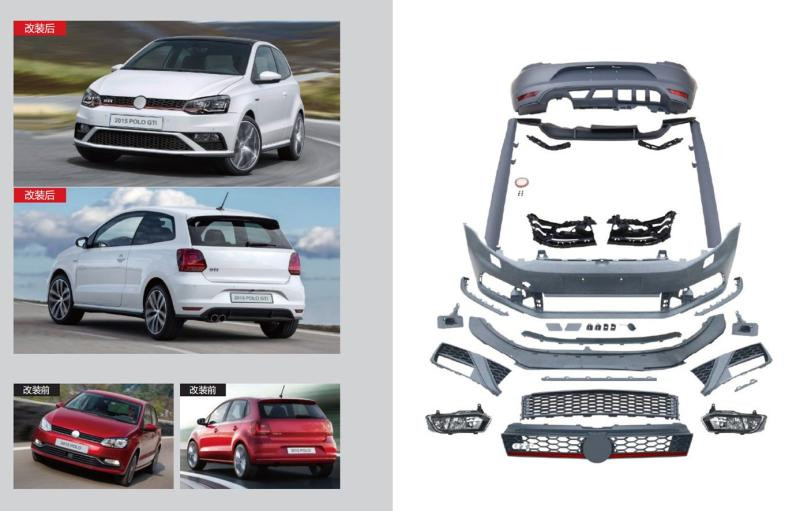 Купити Комплект обвісів GTI (для 2014-2017) для Volkswagen Polo рр