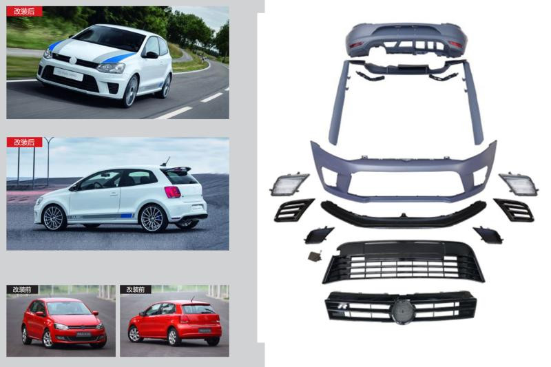 Купити Комплект обвісів WRC для Volkswagen Polo 2010-2017 рр