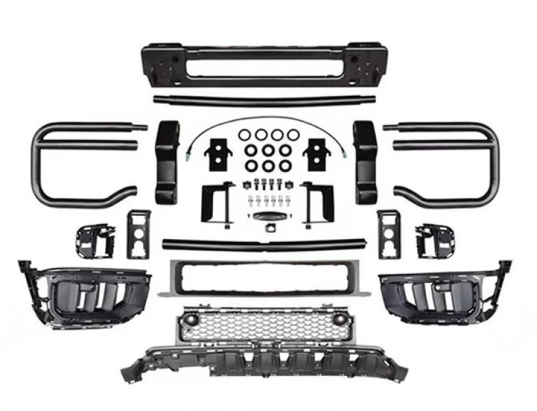 Купить Защита переднего бампера с решеткой (для AMG G63) для Mercedes G сlass W465 2025- гг