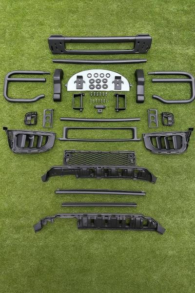 Купить Защита переднего бампера с решеткой (для AMG G63) для Mercedes G сlass W465 2025- гг