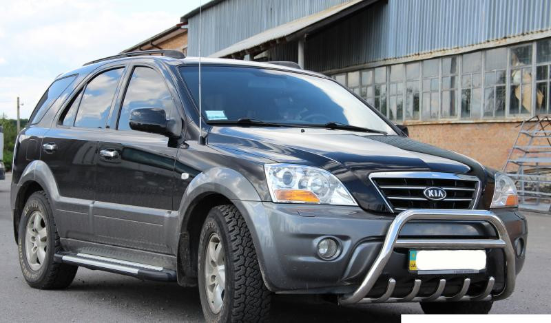 Купити Кенгурятник WT003-2 (нерж.) для Kia Sorento I BL 2002-2009 рр
