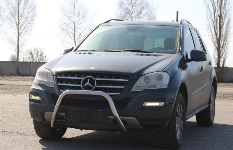 Купити Передній захист WT006 (нерж) для Mercedes ML W164