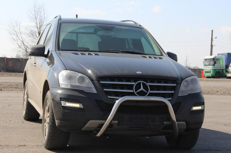 Купити Передній захист WT006 (нерж) для Mercedes ML W164