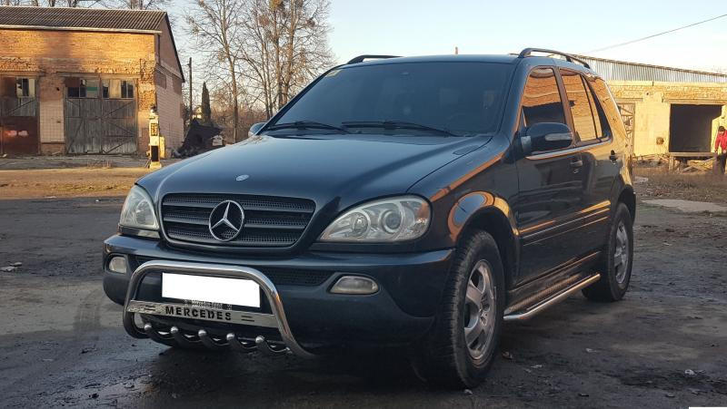Купити Кенгурятник WT004 (нерж.) для Mercedes ML W163