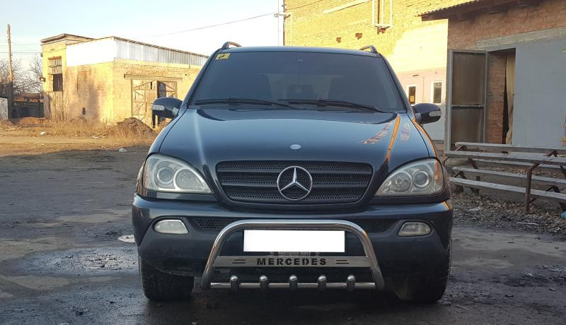 Купити Кенгурятник WT004 (нерж.) для Mercedes ML W163