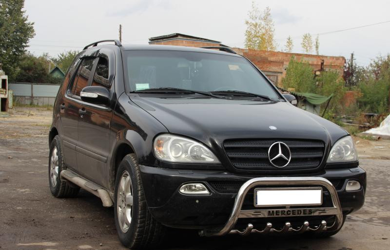 Купити Кенгурятник WT004 (нерж.) для Mercedes ML W163