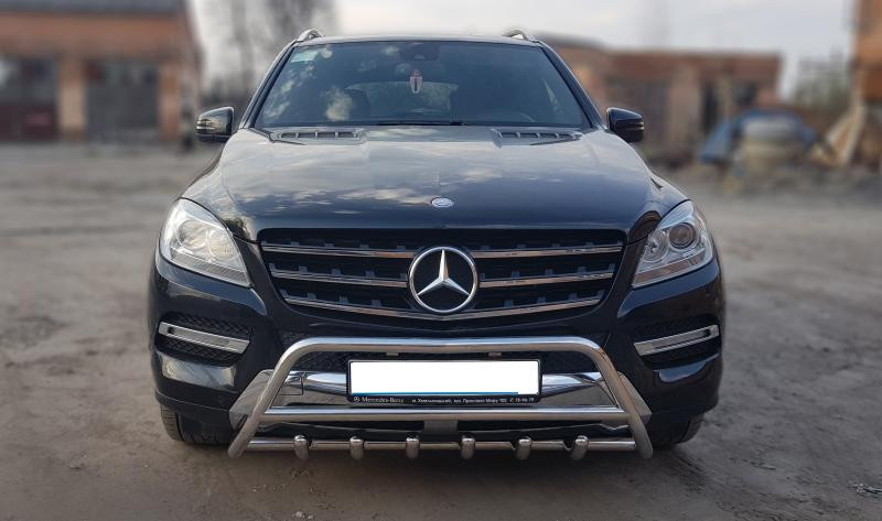 Купити Кенгурятник WT003 (нерж.) для Mercedes GLE/ML сlass W166