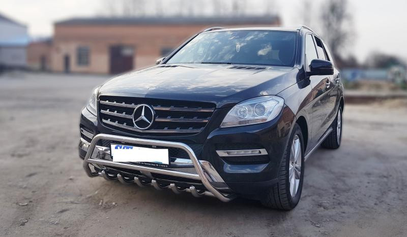 Купити Кенгурятник WT003 (нерж.) для Mercedes GLE/ML сlass W166